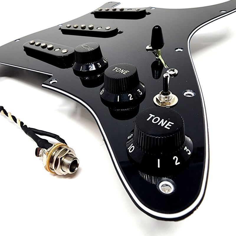 Carparelli 9-Way Strat Mod – Pro-Built Loaded Pickguard with Vintage Tone System