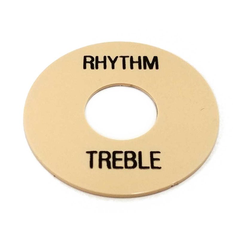 Plastic Rhythm/Treble Ring - Black or Cream