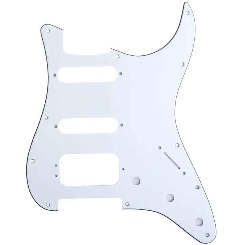 Brio 11-Hole Round Corner HSS Strat Pickguard (3-Ply) –
