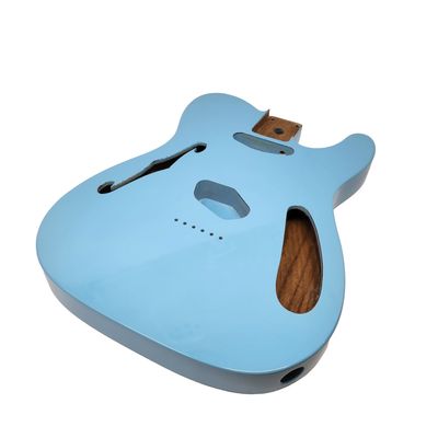 Brio 69 Telecaster Thinline SS Roasted Ash Body Semi-Hollow Sonic Blue
