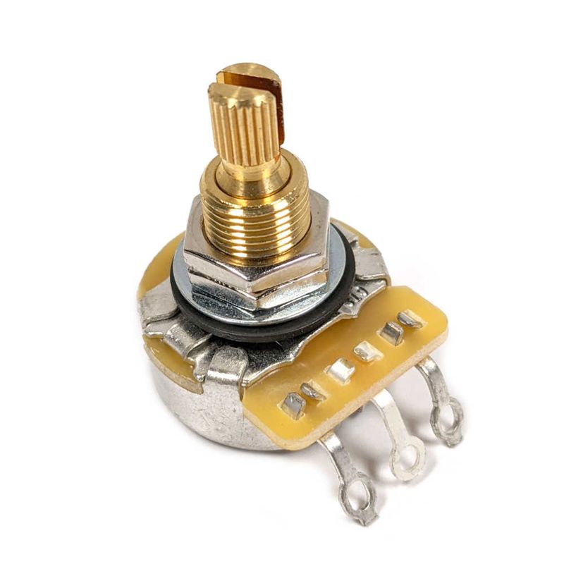 CTS 500K Premium Audio Potentiometer – Split Shaft (24 Spline, USA Fine Knurl)