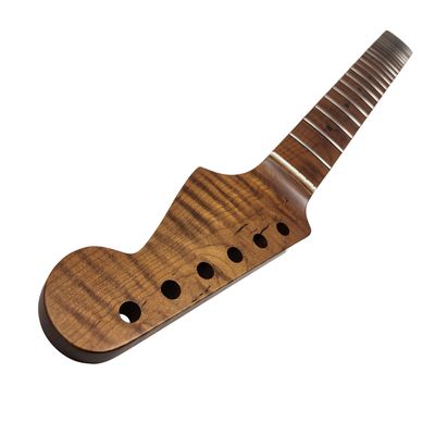 Brio Premium Flamed Maple S-Style Guitar Neck - Satin Smooth