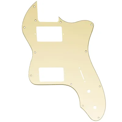 12-Hole HH Guitar for Fender® &#39;72 Tele Thinline Style (USA/MIM) - 3 Ply Cream