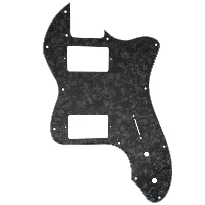 12-Hole HH Guitar for Fender® &#39;72 Tele Thinline Style (USA/MIM) - Black Pearl
