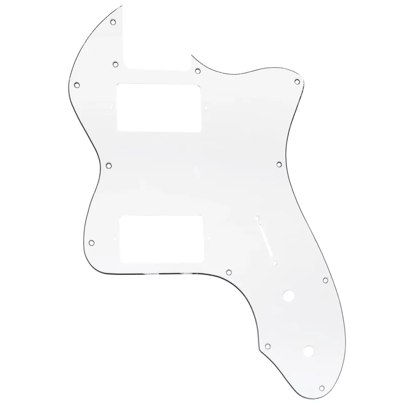 12-Hole HH Guitar for Fender® '72 Tele Thinline Style (USA/MIM) - 3 Ply White