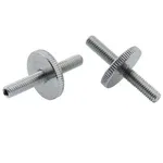 Pro Metric ABR-1 Style Tune-O-Matic Bridge Post &amp; Thumbwheel Set (M4) – Fits Epiphone LP/SG/ES-335