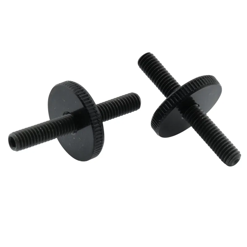 Pro Metric ABR-1 Style Tune-O-Matic Bridge Post &amp; Thumbwheel Set (M4) – Fits Epiphone LP/SG/ES-335