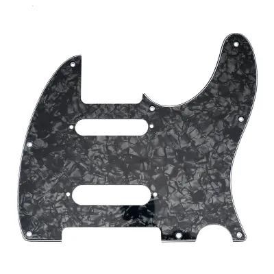 Nashville Deluxe Telecaster Style Pickguard- 8 Hole - Black Pearloid