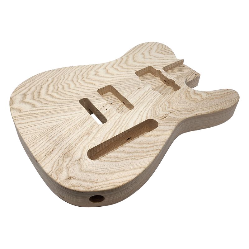 Carparelli Custom 2-Piece Swamp Ash T-Style Body, Hybrid Jazzmaster/P90/Strat
