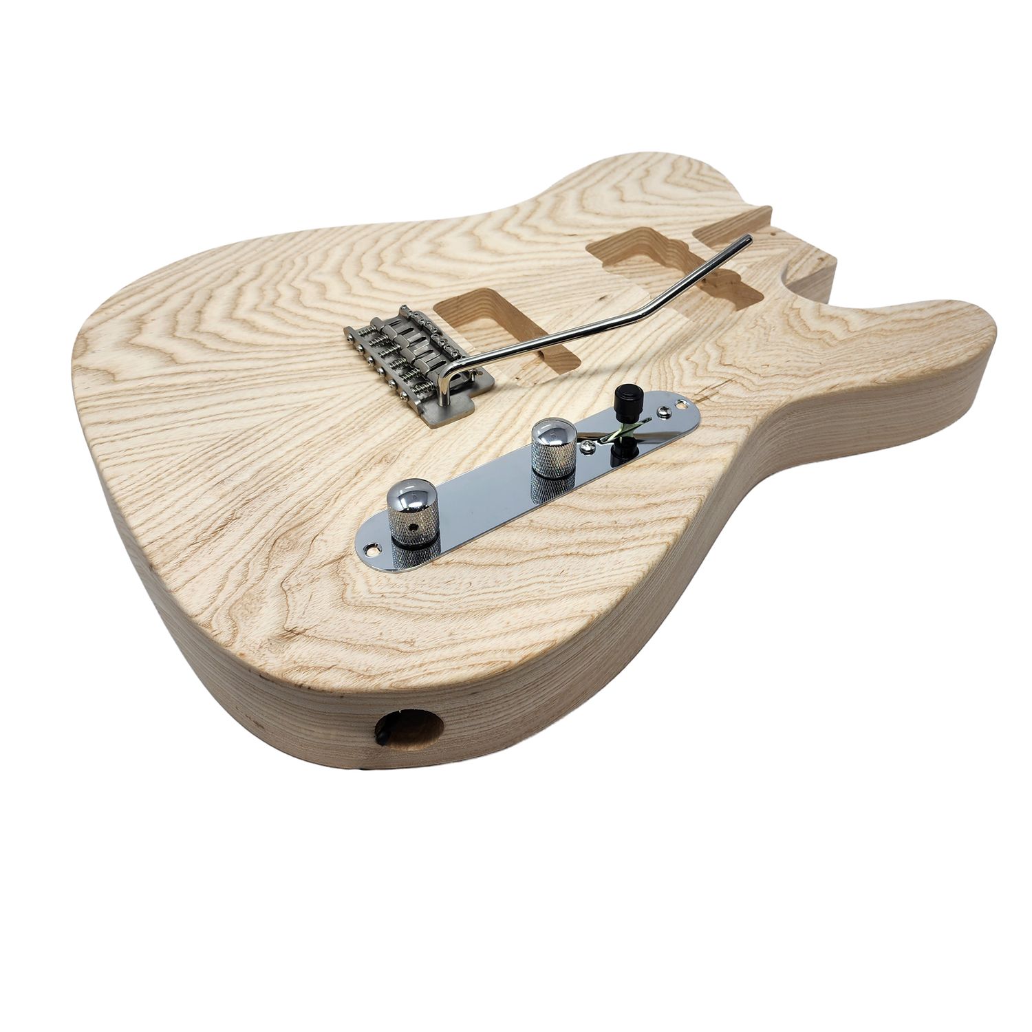 Carparelli Custom 2-Piece Swamp Ash T-Style Body, Hybrid Jazzmaster/P90/Strat