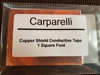 1 Square Foot Copper shielding tape with conductive adhesive.