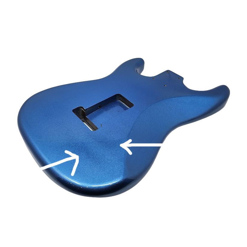 Blemish Sale Brio S-Style Body High Gloss 2pc Alder Metallic Blue Body