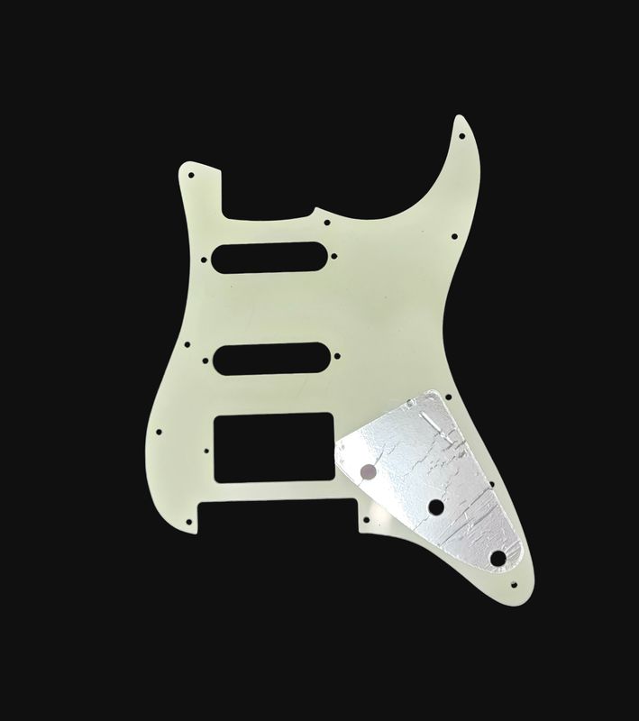 LEFT HAND Brio HSS FLOYD ROSE PICKGUARD for Fender Strat Mint 3 Ply