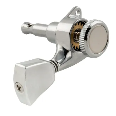 3x3 Locking Tuners 18:1 Ratio • Full Sealed Locking Machine Heads - Chrome