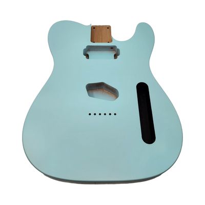 Brio T-Style Guitar Body – Daphne Blue Nitro Satin - Alder
