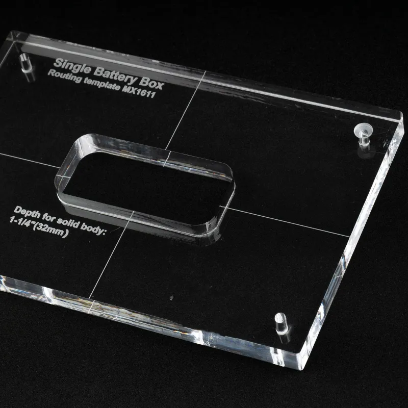 Pro CNC Accurate Acrylic Single Battery Box Routing Template