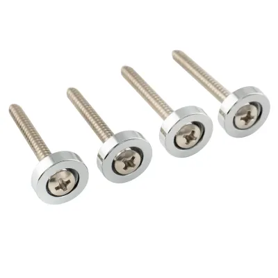 Brio ​Neck Mounting Ferrules &amp; Bolts Set –Chrome, Black or Gold