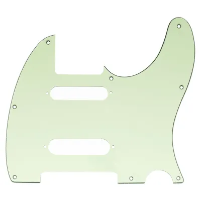 Nashville Deluxe Telecaster Style Pickguard- 8 Hole - 3 Ply Mint