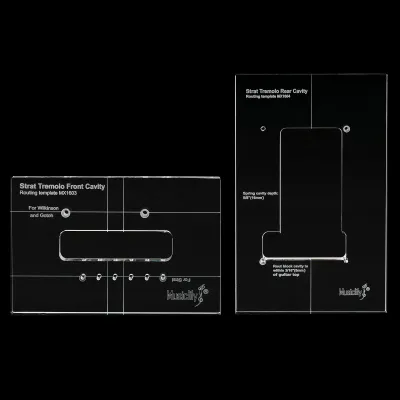 CNC Acrylic Tremolo Bridge Routing Template Set – Strat® Style