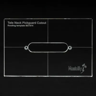 PRO CNC Acrylic Routing Template – Neck Pickup for Tele® Style Pickguard