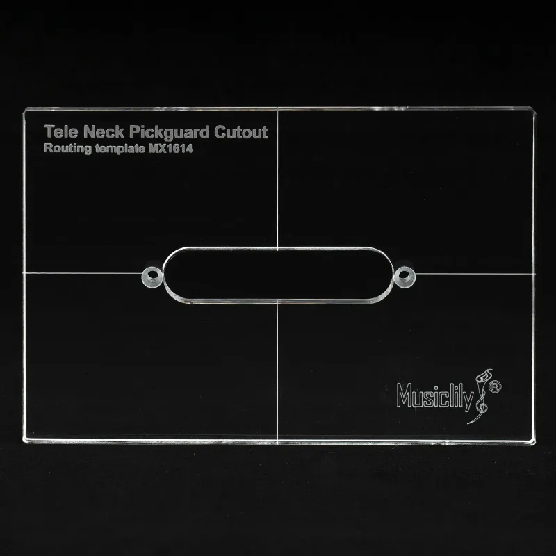 PRO CNC Acrylic Routing Template – Neck Pickup for Tele® Style Pickguard