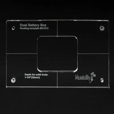 PRO CNC Acrylic Routing Template – Dual Battery Box Cavity