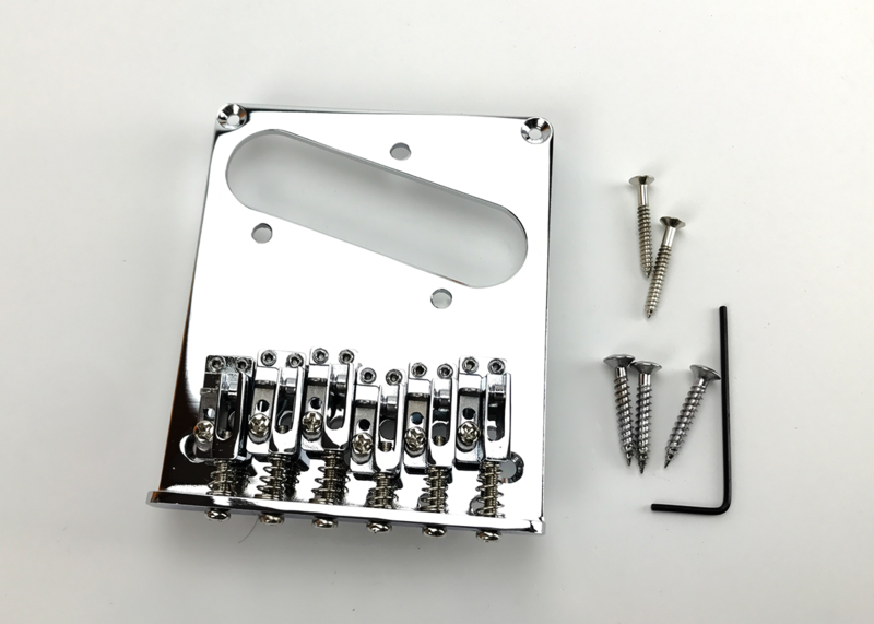 Brio 12 String Telecaster Bridge Chrome