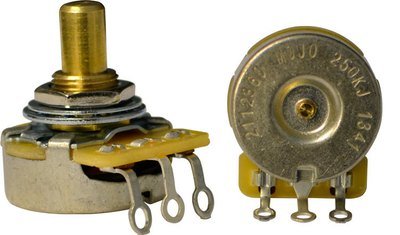 250K Audio Pot CTS Solid Shaft 3/8th" tall