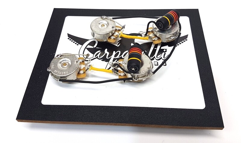 5A Pre-Wired EMERSON CUSTOM Harness for Les Paul – Premium Long Shaft CTS + PURETONE