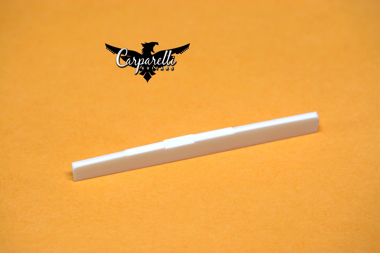 Carparelli Bone compensated classical acoustic guitar saddle / bridge white 80mm x 3mm x 9mm