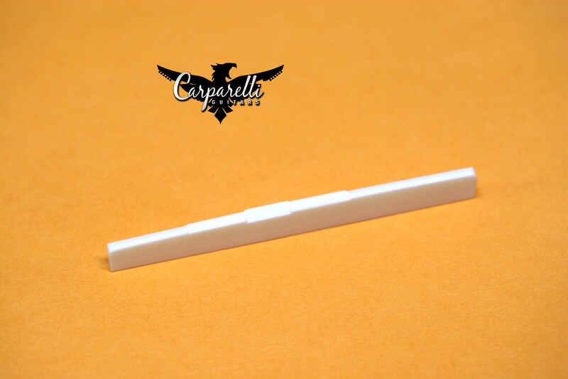Carparelli Bone compensated classical acoustic guitar saddle / bridge white 80mm x 3mm x 9mm