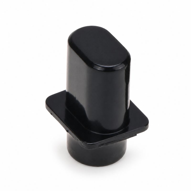 1 x USA Size Telecaster Top Hat Switch Tip ( CRL ) BLACK