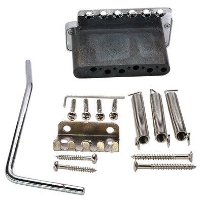 Wilkinson 54mm Stainless Steel SOLID Steel Block, Import Strat, Japan Strat Chrome