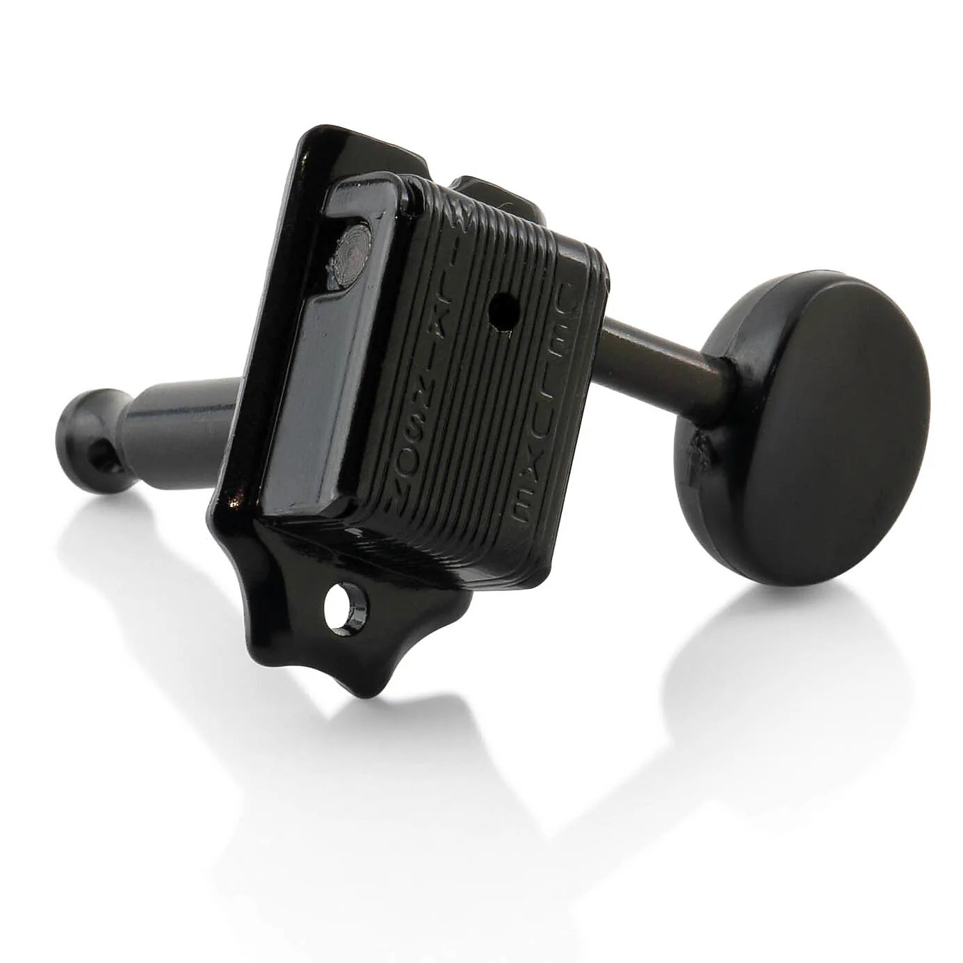 Wilkinson Kluson Style Guitar Machine Head Tuners Set of 6 Inline - Black