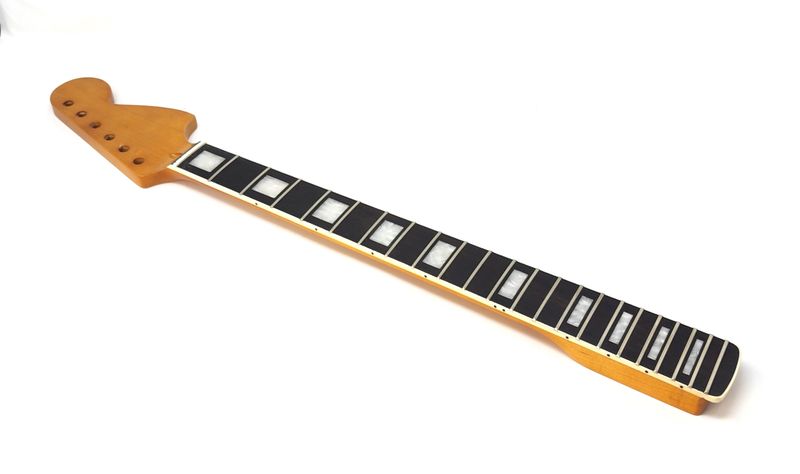 Brio Binded Maple Rosewood Fingerboard S-Style Neck w Block Inlays
