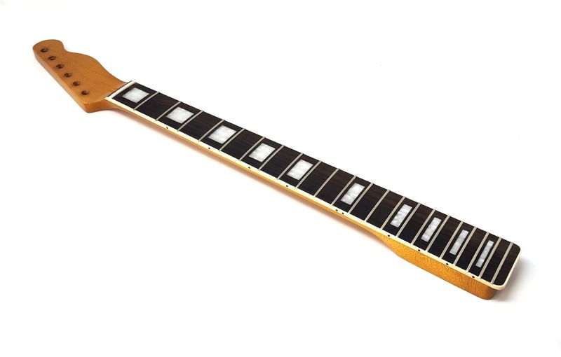 Brio Binded Maple Rosewood Fingerboard T-Style Neck w Block Inlays