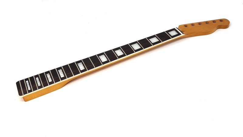 Brio Binded Maple Rosewood Fingerboard T-Style Neck w Block Inlays