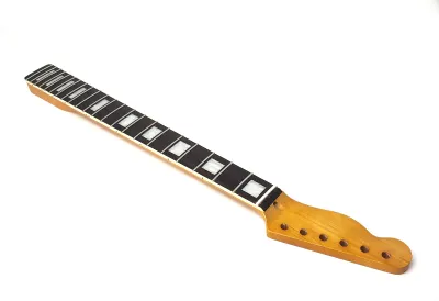 Left Handed Brio Binded Maple Rosewood Fingerboard T-Style Neck w Block Inlays