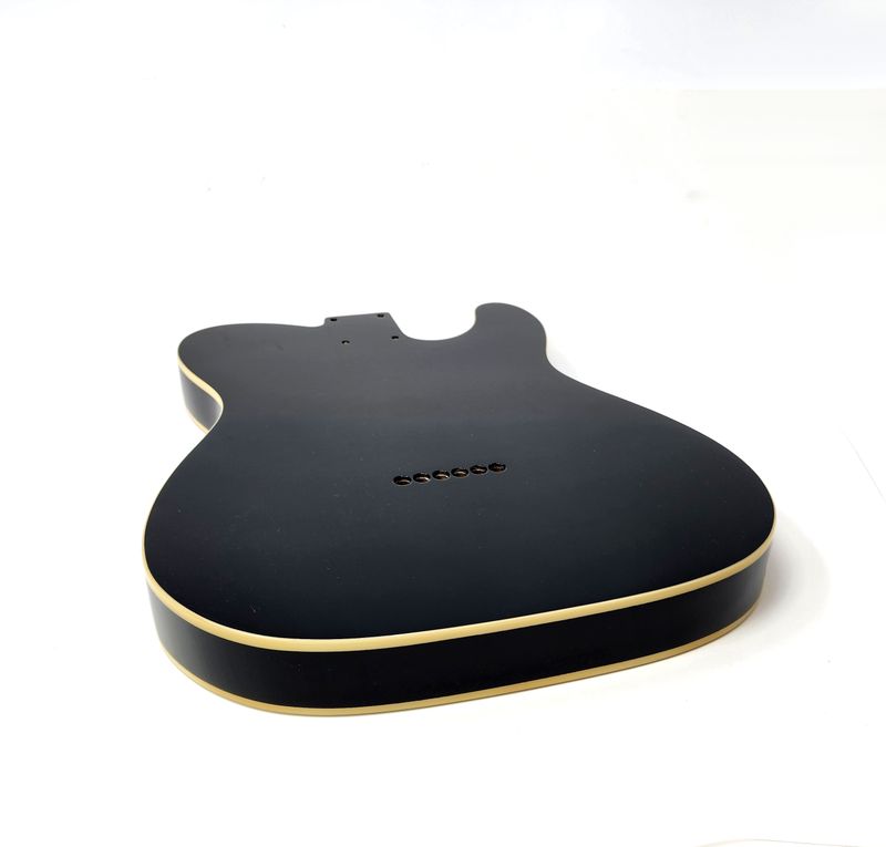 LEFT-HAND 69 T-Style Thinline Double Bound Alder Semi-Hollow H/S Black