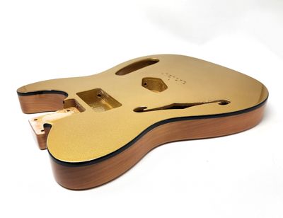 Brio 69 T-Style Thinline Alder Top Bound Metallic Gold Top H/S