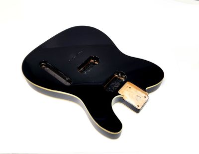 T-Style 2 Pc Alder Double bound H/H Black Gloss