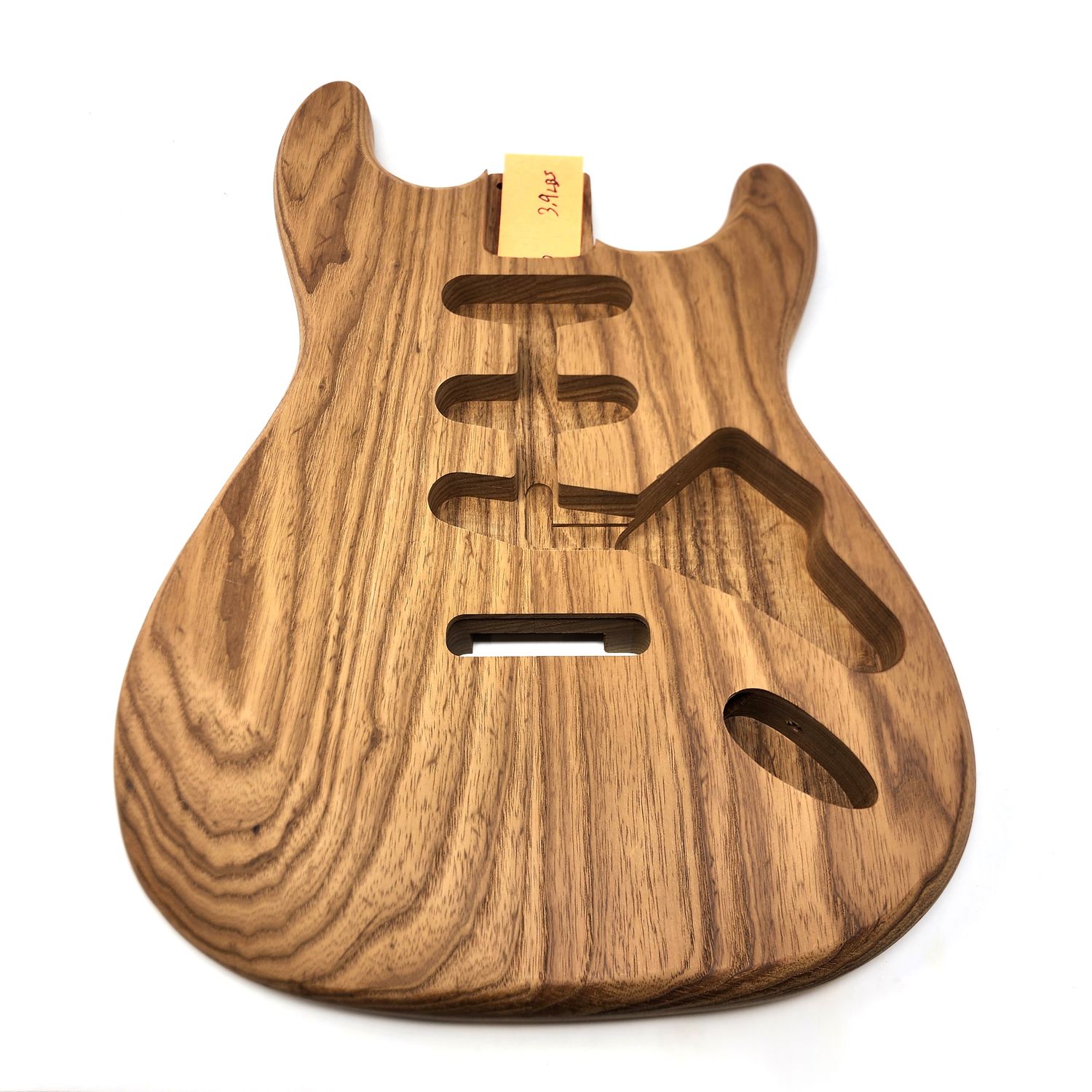 Brio Highly Figured S-Style, Roasted 2 Pc Louisiana Swamp Ash Unfinished 3.9lbs