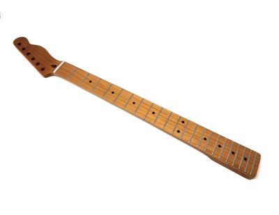 Baritone Conversion Neck for Telecaster – 28" Scale Length, Roasted Maple 22 Frets
