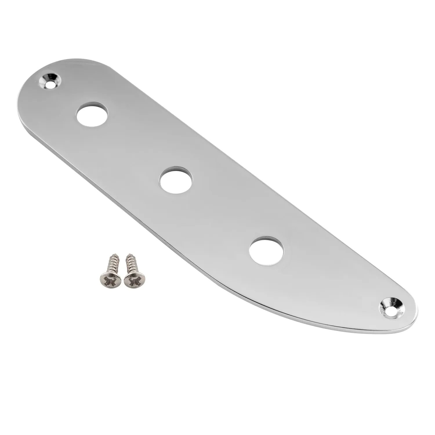 Steel 3-Hole Bass Control Plate for Vintage PB / Tele Bass Style