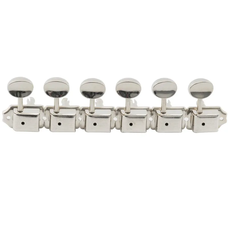 ​Brio Vintage Style 6-in-Line Guitar Tuners – Split Shaft Machine Heads for Strat &amp; Tele Style Guitars