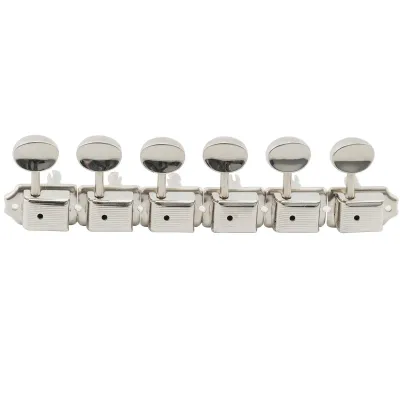 ​Brio Vintage Style 6-in-Line Guitar Tuners – Split Shaft Machine Heads for Strat &amp; Tele Style Guitars