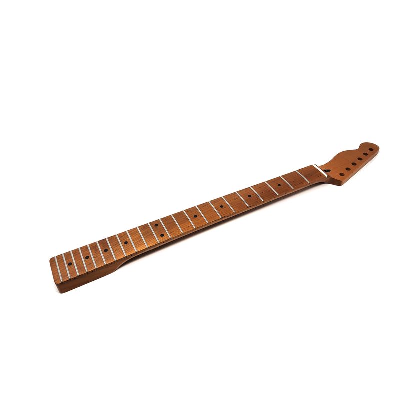 Left Handed Baritone Conversion Neck for Telecaster 28" Scale Length, Roasted Maple 22 Frets