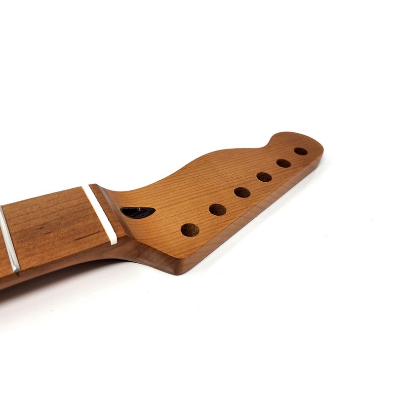 Left Handed Baritone Conversion Neck for Telecaster 28" Scale Length, Roasted Maple 22 Frets