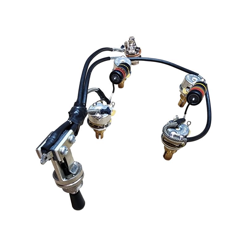 Carparelli Sheraton Pre-Wired Harness — CTS Mini 500K Pots Edition- Options