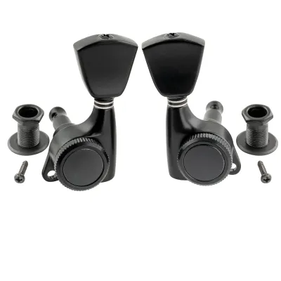 3x3 Locking Tuners 18:1 Ratio • Full Sealed Locking Machine Heads - Black